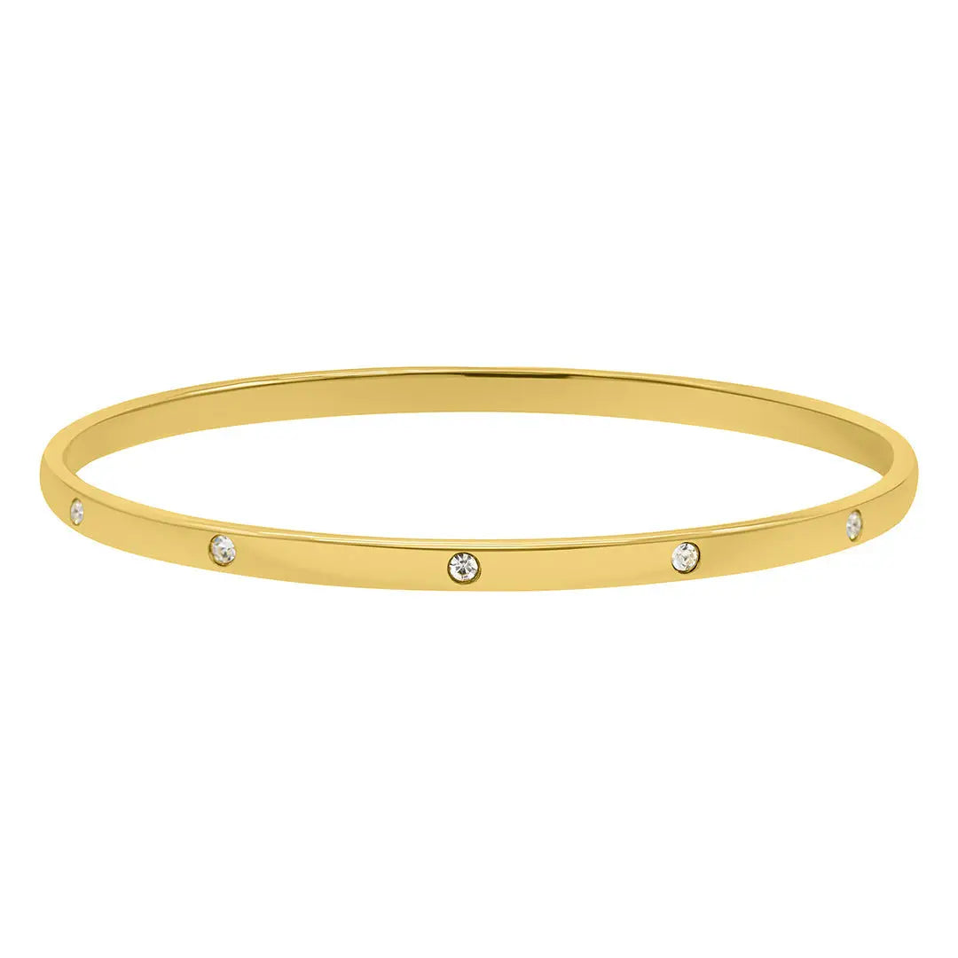 14k Gold Plated Bangle Stacker