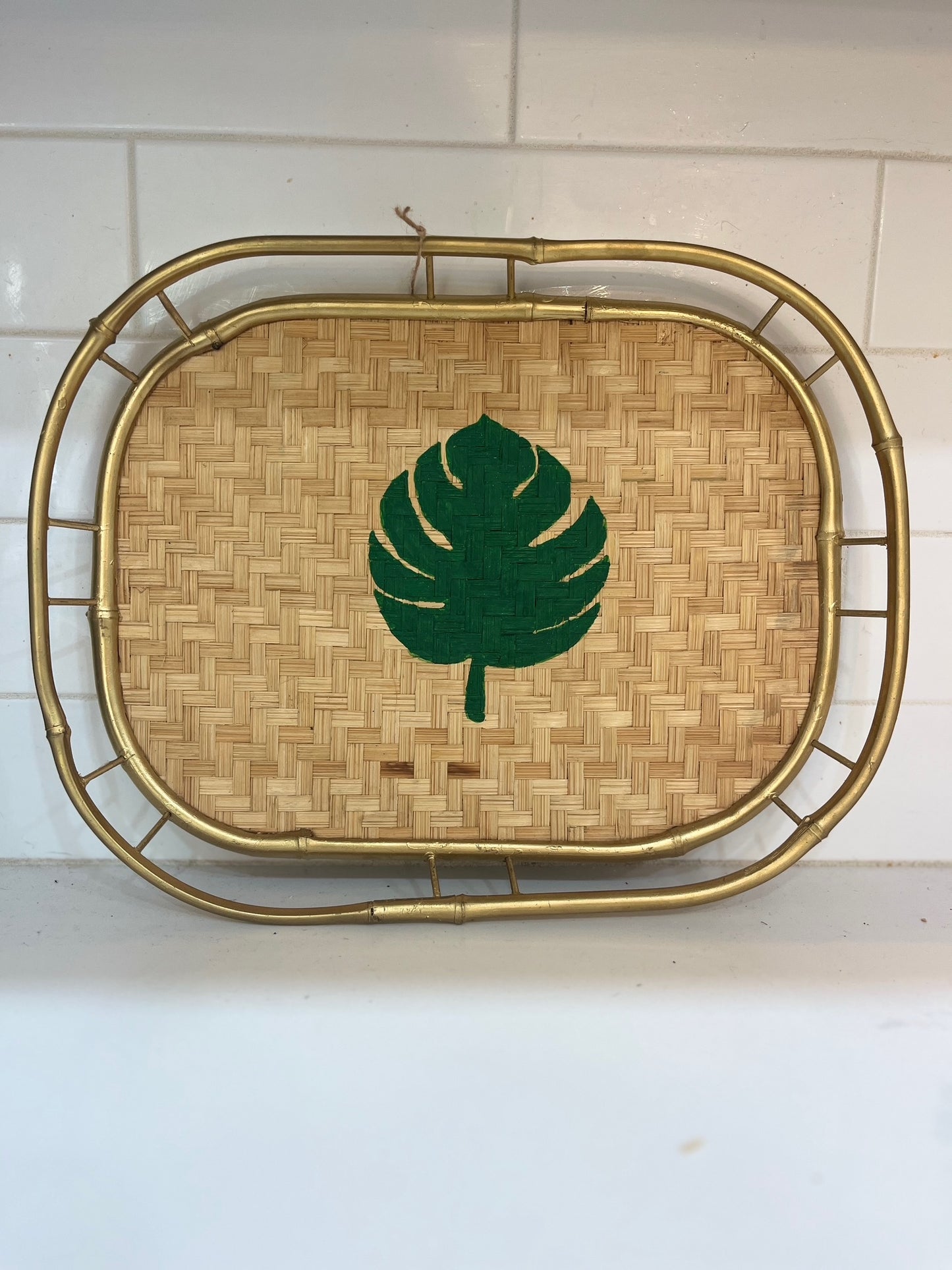 Small Coastal Bamboo serving trays