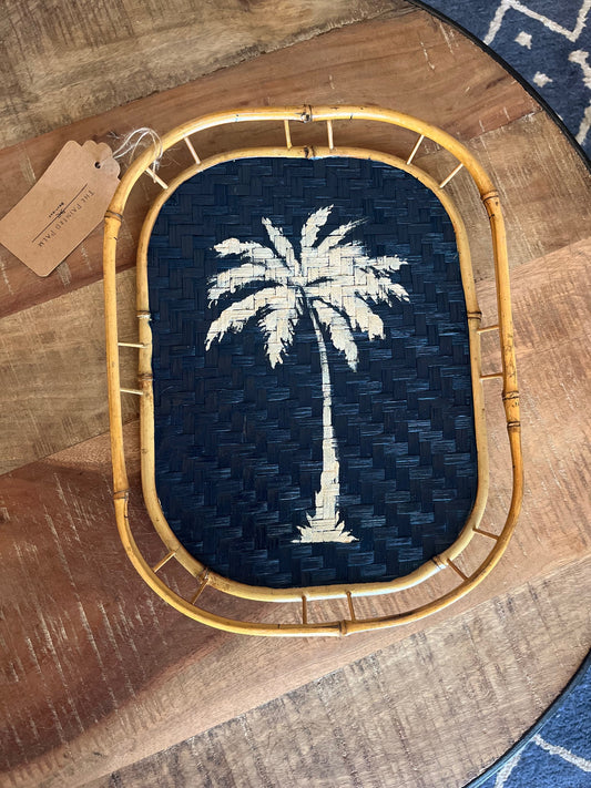 Small Coastal Bamboo serving trays