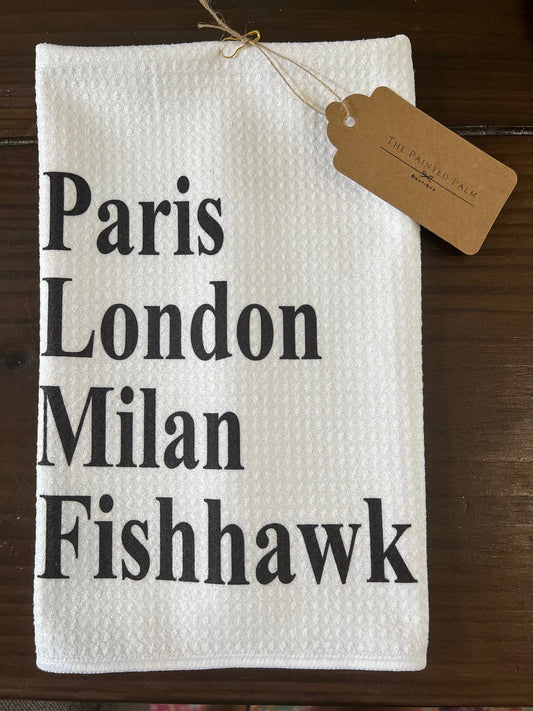 Bar Towel-European Escape