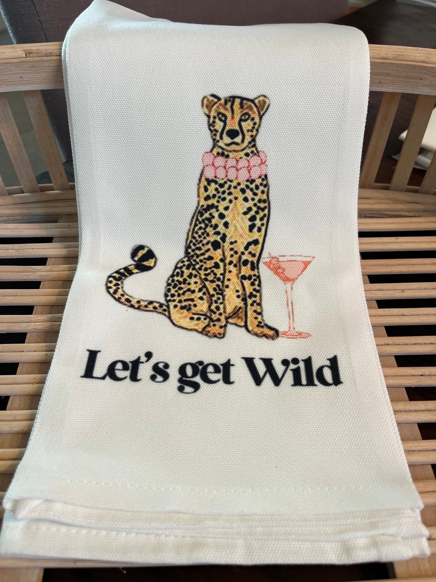 Bar Towel - Let's Get Wild