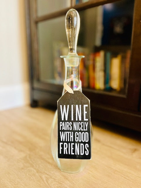 Wooden Wine Bottle Tags / Gift Tags