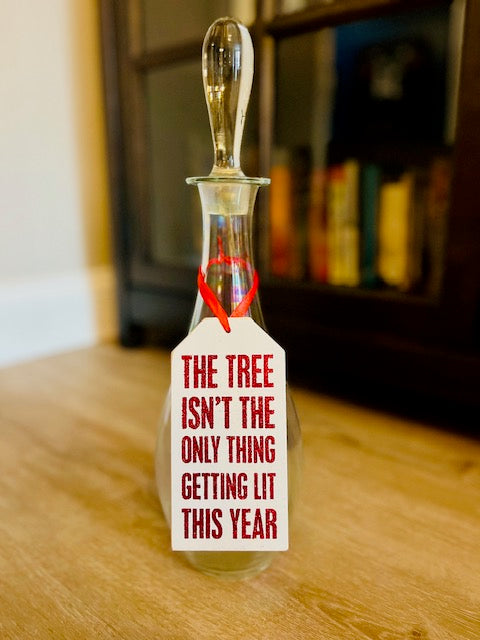 Wooden Wine Bottle Tags / Gift Tags