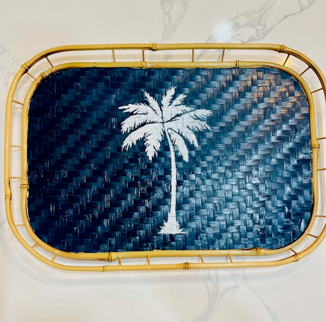 Large Coastal Bamboo serving trays