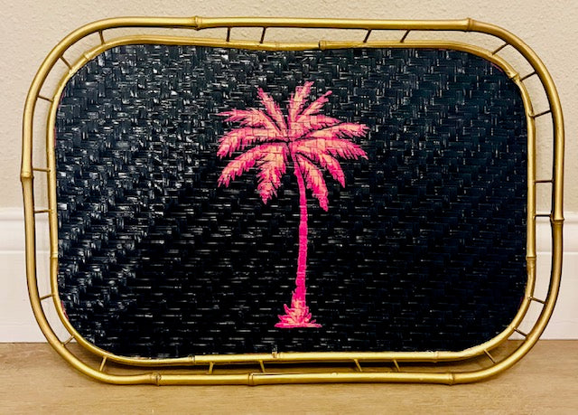 Large Coastal Bamboo serving trays