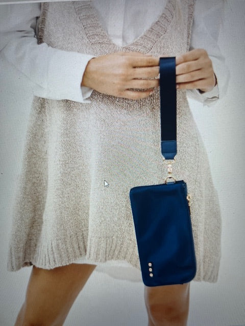 Cove Double Zip Nylon Wristlet Wallet