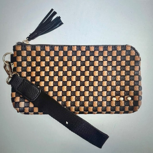 Emma Woven Clutch Wristlet