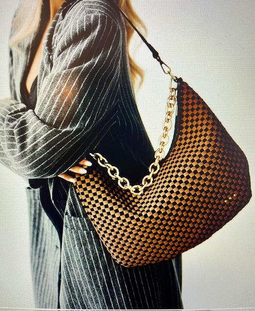 Sienna Slouchy Woven Shoulder Bag