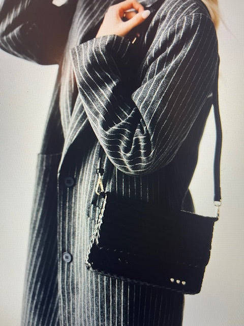 Wrenlee Woven Flap Crossbody