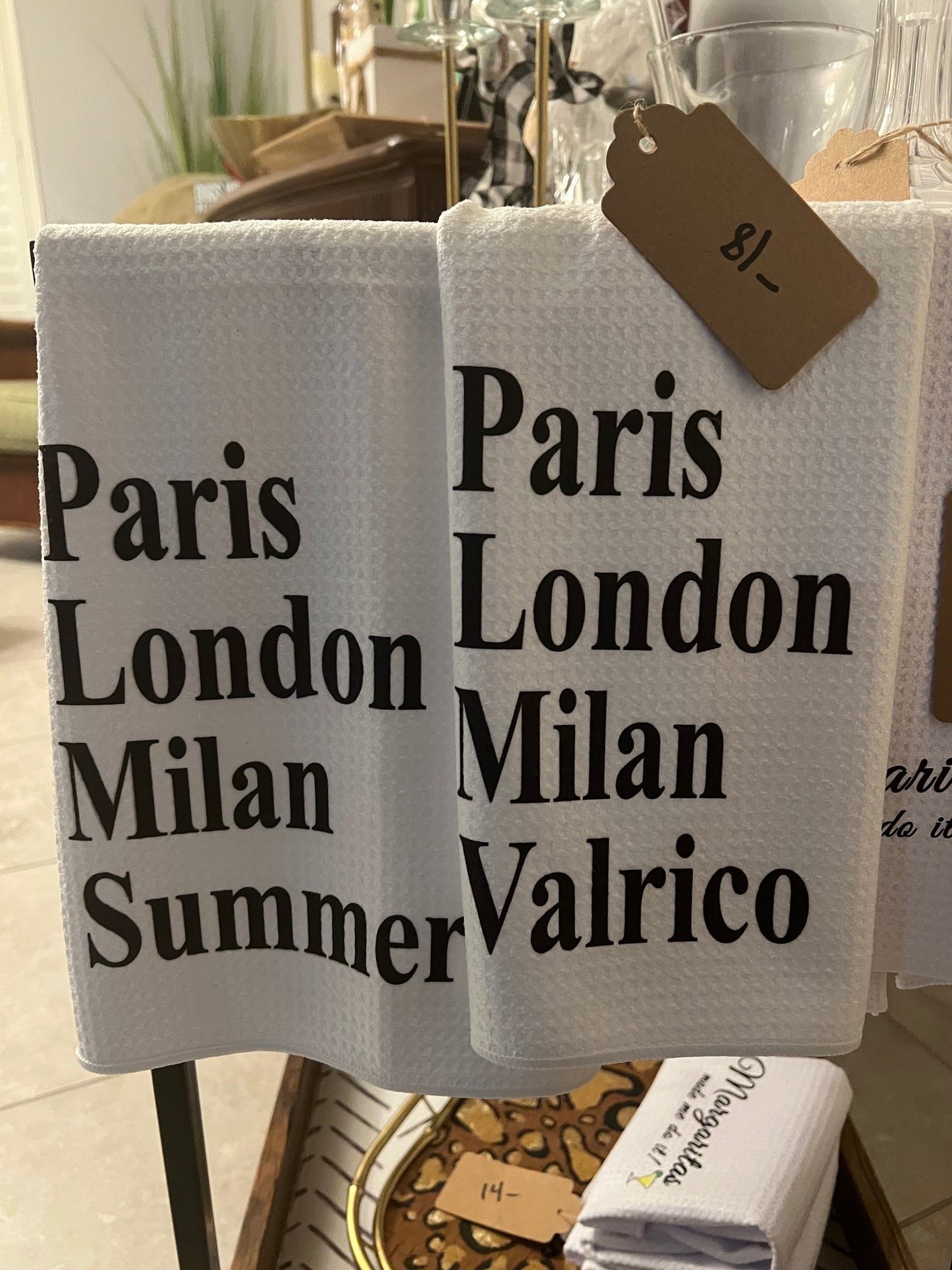 Bar Towel-European Escape