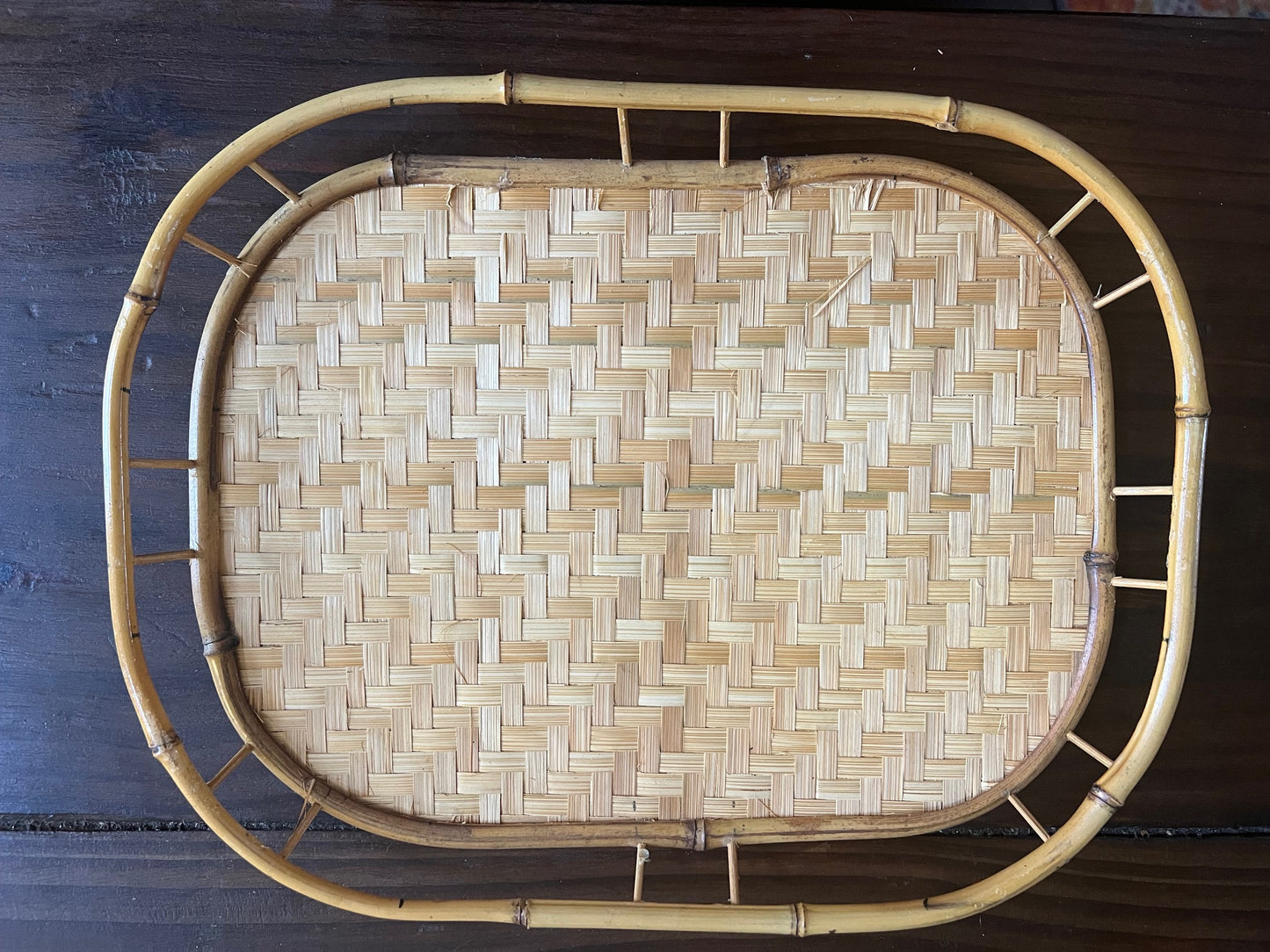 Small Coastal Bamboo serving trays