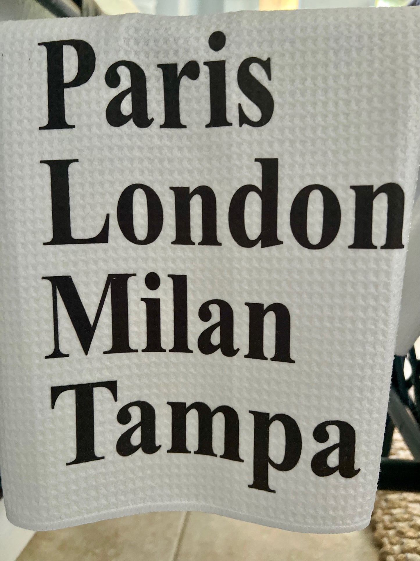 Bar Towel-European Escape