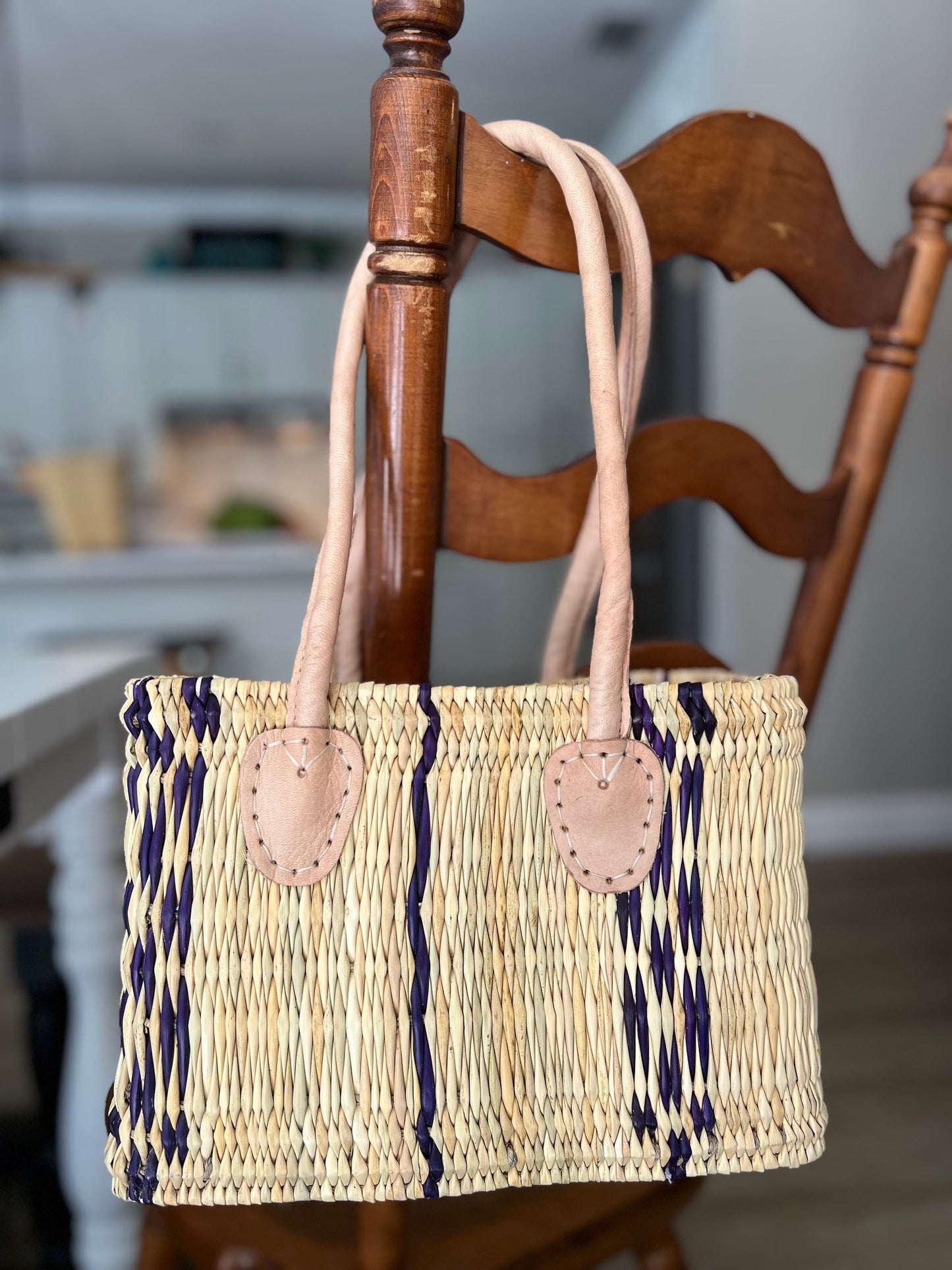 Striped Tote-Small