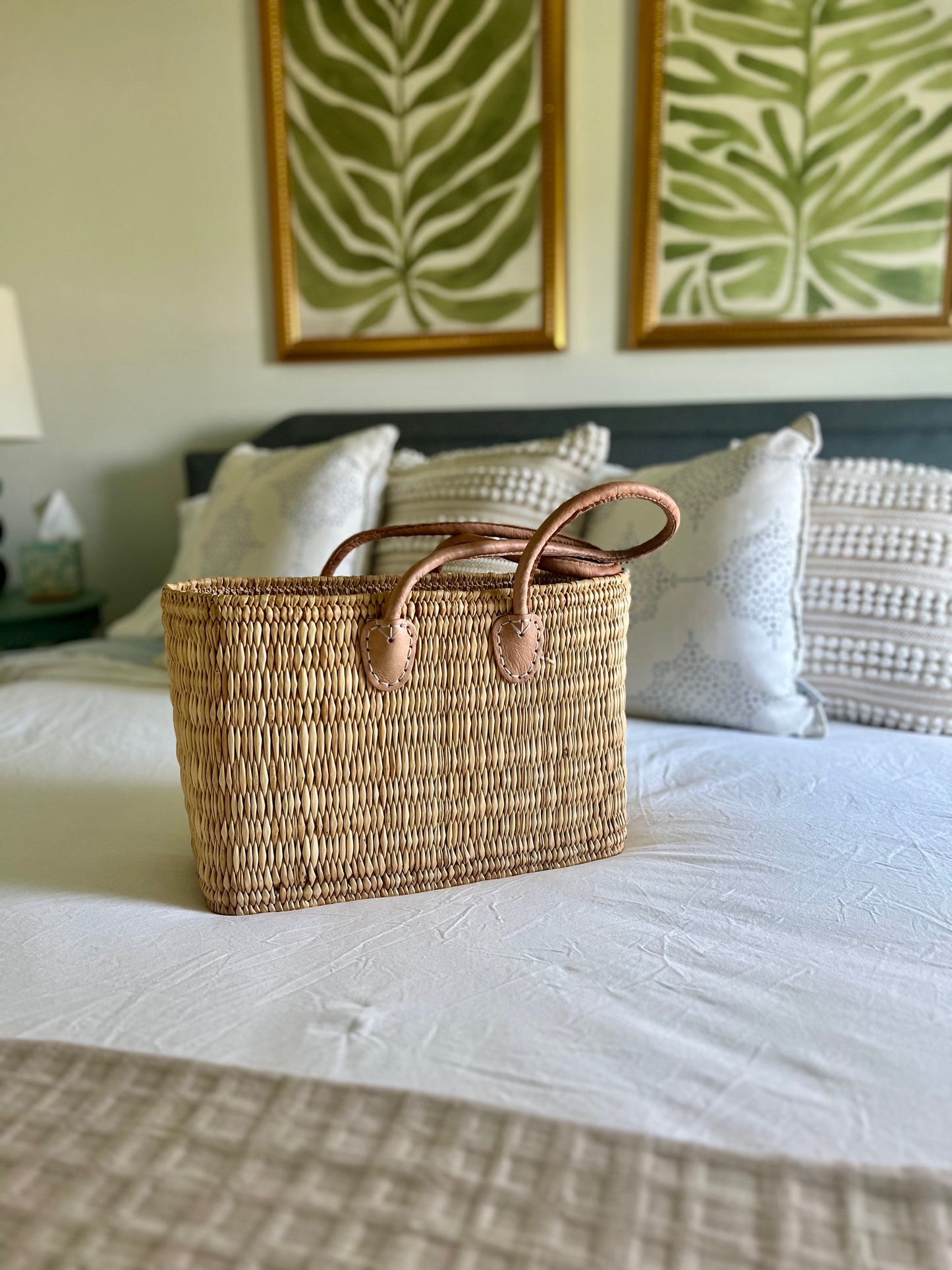 Medium Leather Handle Tote