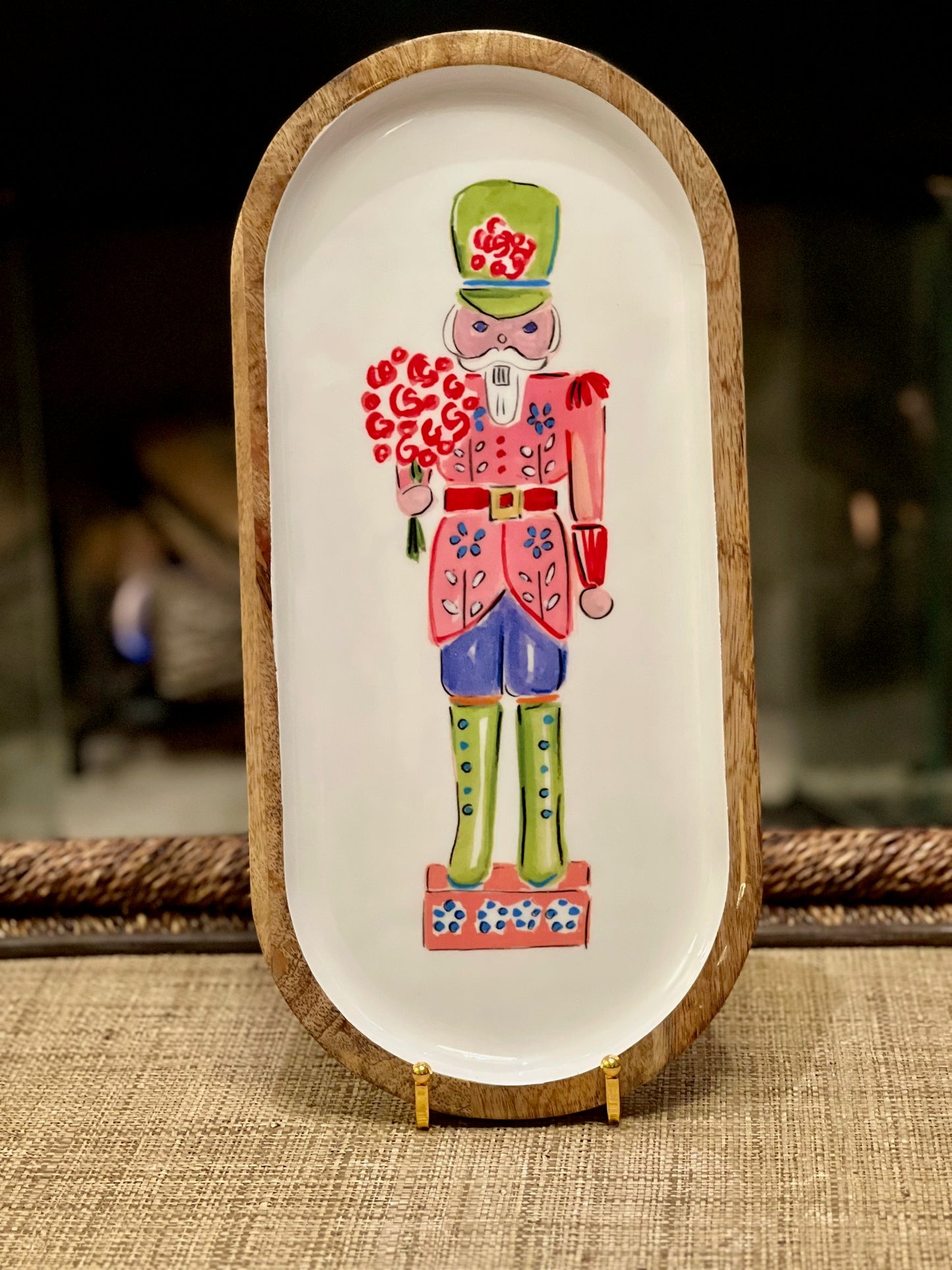 13" Nutcracker Tray
