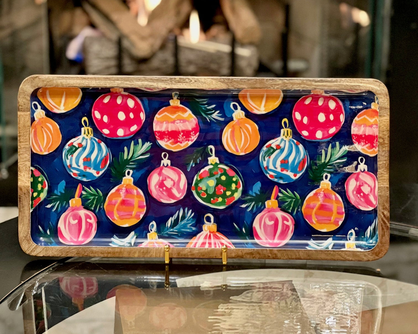 17" Long Ornament Tray