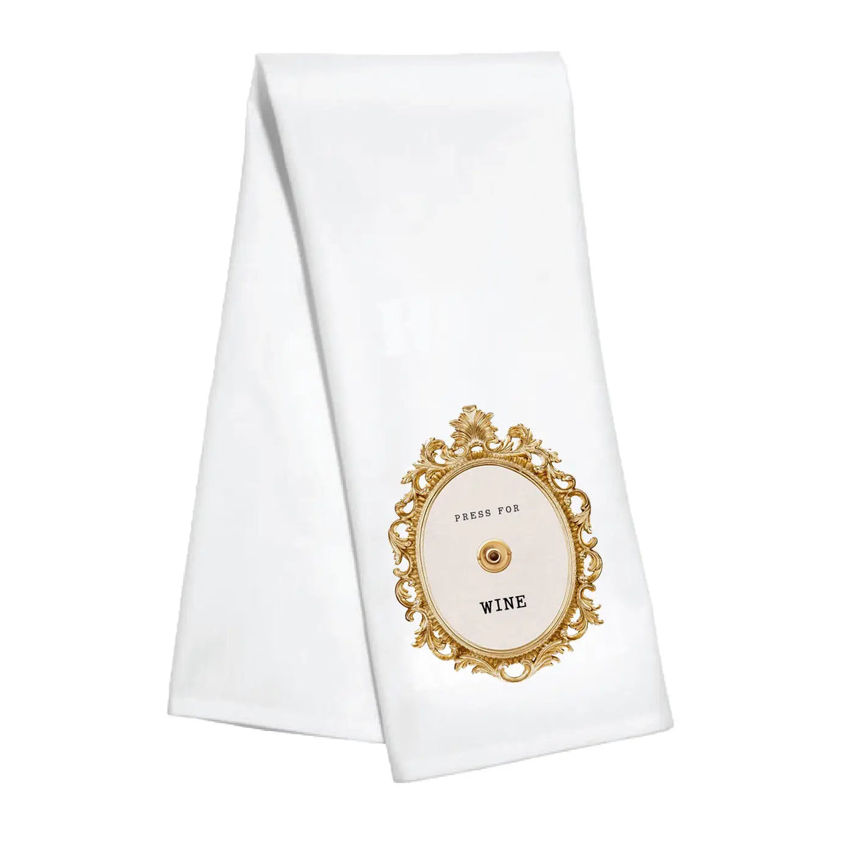 Bar Towel - Press For Wine