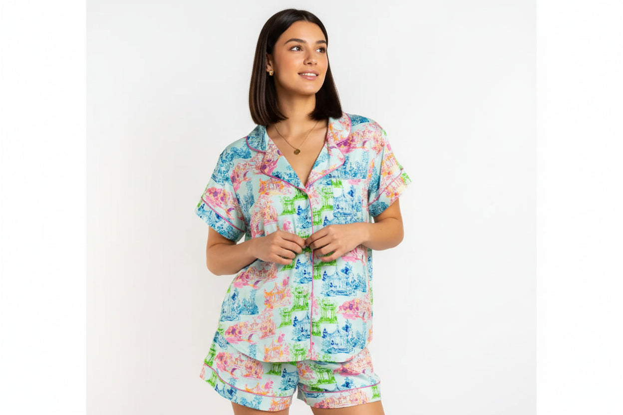 Mahjong Sleep Short Set