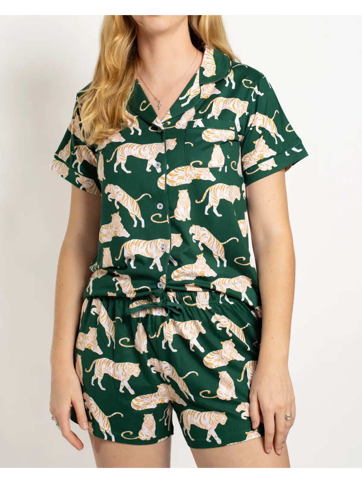 Chloe Tiger pajama-Short set
