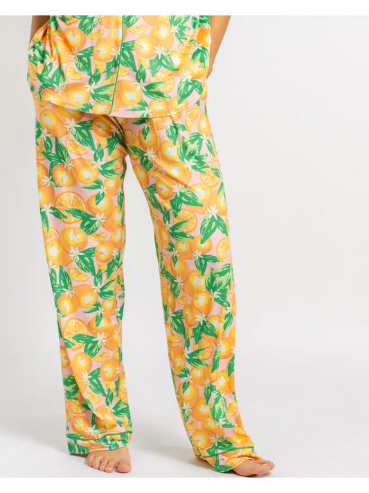 Orange Grove-Pants Set