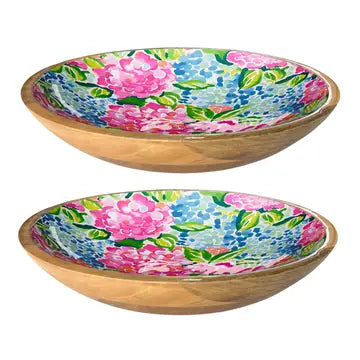 Mango Wood 10" Shallow Bowl