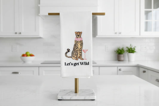 Bar Towel - Let's Get Wild