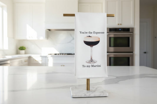 Bar Towel-Expresso to my Martini