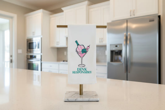 Dink Responsibly Bar Towel