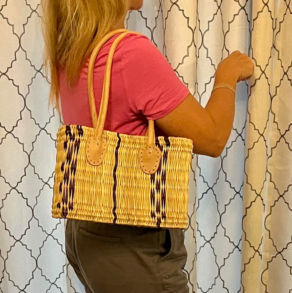Striped Tote-Small