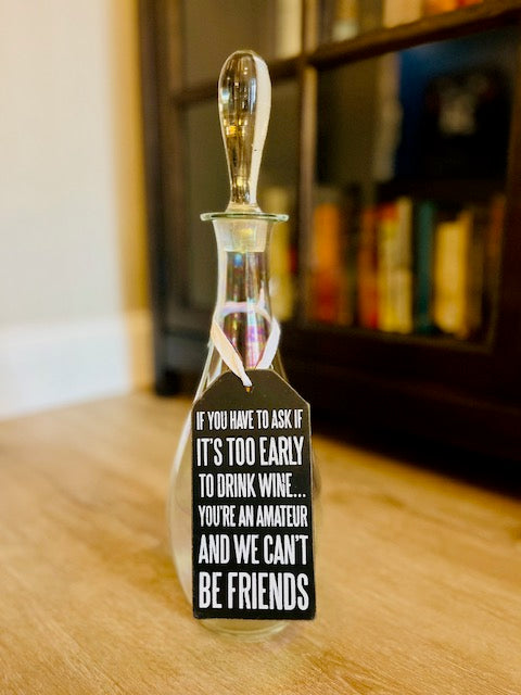 Wooden Wine Bottle Tags / Gift Tags