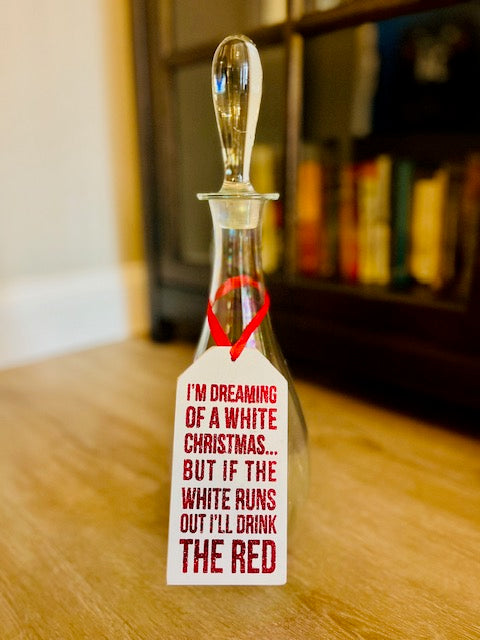 Wooden Wine Bottle Tags / Gift Tags