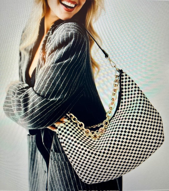 Sienna Slouchy Woven Shoulder Bag