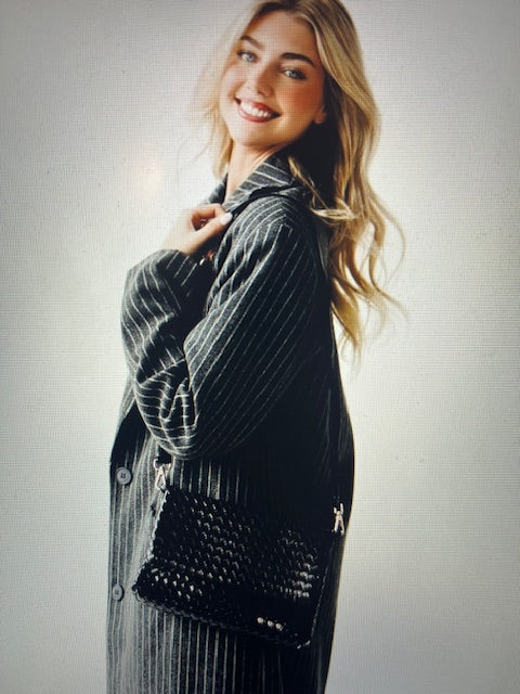 Wrenlee Woven Flap Crossbody