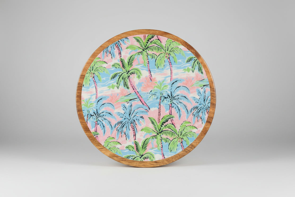 Mango Wood 10" Shallow Bowl