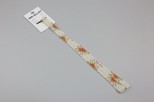 Sarah Sun Beaded Stretch Hatband Ivory