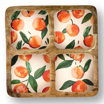 Mango Wood Quad Trays