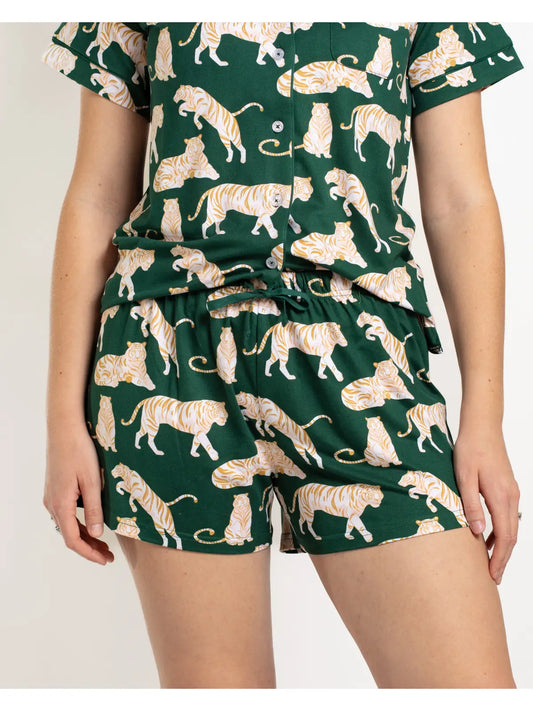 Chloe Tiger pajama-Short set