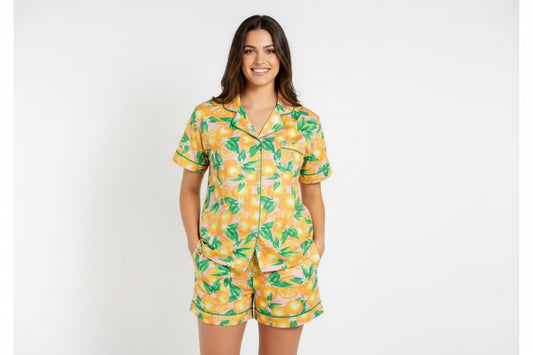 Orange Grove -Shorts Set