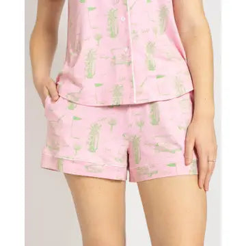 On Par Sleep Shorts Pajama set